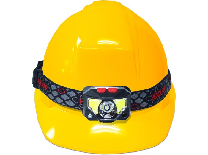 Hardhat with 300 Lumen LED Light