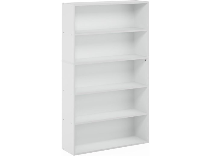 White Bookshelf, 35 x 77 in.