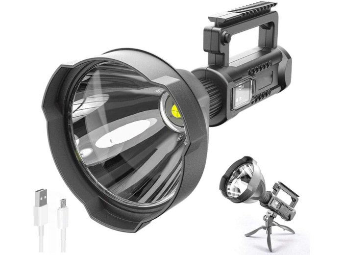 Industrial Steel Handheld Flashlight