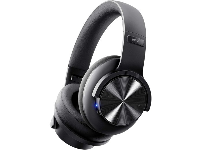 120H Playtime Headphone Wireless Bluetooth with 3 EQ Modes, Low Latency, Hands-Free Calls, Over Ear Headphones for Travel Home Office Cellphone PC Black