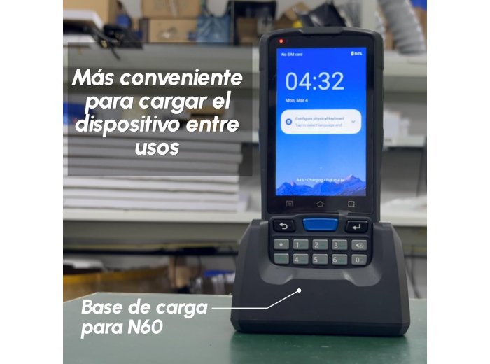 Handheld Moible Computer PDA Data Terminal with Charge Dock