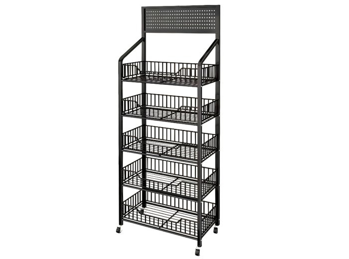 Modern Floor Display Rack, 66 in.