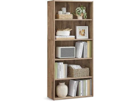 Wooden Storage Cabinet, Bookshelf, 72 in.
