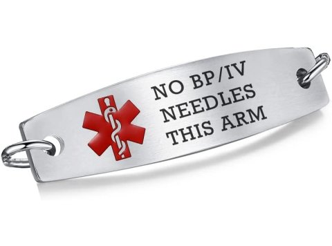Medical Tag, Stainless Steel