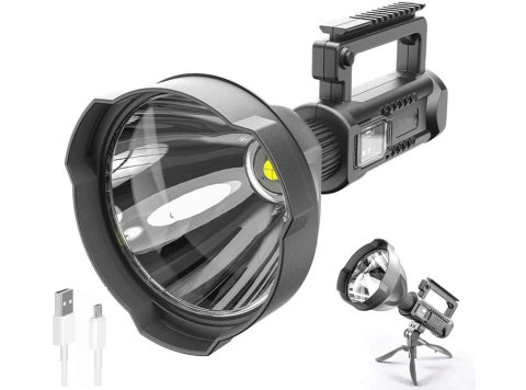 Industrial Steel Handheld Flashlight