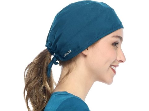 Women’s Teal Scrub Cap
