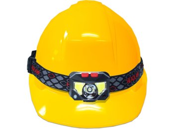 Hardhat with 300 Lumen LED Light