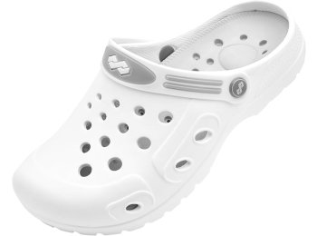 Women’s White Slip-On Clogs