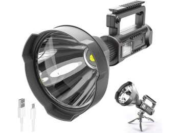 Industrial Steel Handheld Flashlight
