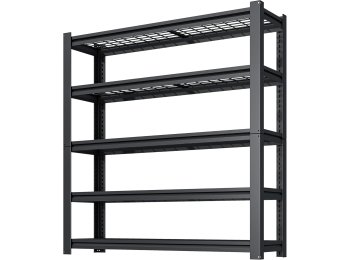 Steel Storage Shelves, 65 x 55 in.