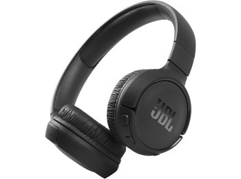 JBL Tune 510BT - Bluetooth headphones with up to 40 hours battery, microphone for call, foldable and comfortable, Android and iOs compatible (Black)