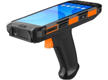 Android 13 Enterprise Handheld Data Terminal Android Barcode Scanner with 7200mAH Big Battery & Integrated Honeywell 1D/2D Bar Code Scan Engine, WiFi & 4G LTE, for Assets Management