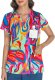Colorful Women’s Scrub Top