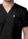 Classic V-Neck Top & Drawstring Pants Scrub Set