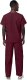 Classic V-Neck Top & Drawstring Pants Scrub Set
