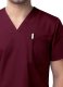 Classic V-Neck Top & Drawstring Pants Scrub Set