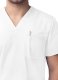 Classic V-Neck Top & Drawstring Pants Scrub Set