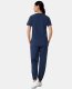 V-Neck Scrubs Top & Jogger Pants Medical Scrubs Set with 8 Pockets, Yoga Waistband