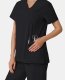 V-Neck Scrubs Top & Jogger Pants Medical Scrubs Set with 8 Pockets, Yoga Waistband