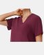 V-Neck Scrubs Top & Jogger Pants Medical Scrubs Set with 8 Pockets, Yoga Waistband