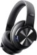 120H Playtime Headphone Wireless Bluetooth with 3 EQ Modes, Low Latency, Hands-Free Calls, Over Ear Headphones for Travel Home Office Cellphone PC Black