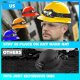 Hardhat with 300 Lumen LED Light