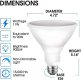 90-Watt Bright White LED Light Bulb