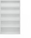 White Bookshelf, 35 x 77 in.